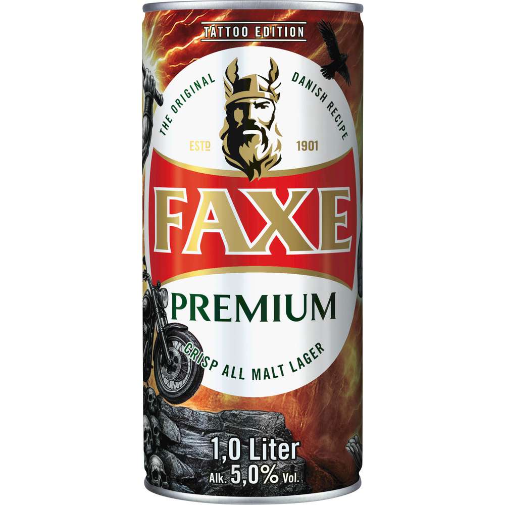 Produktabbildung Faxe Premium Lagerbier 5%