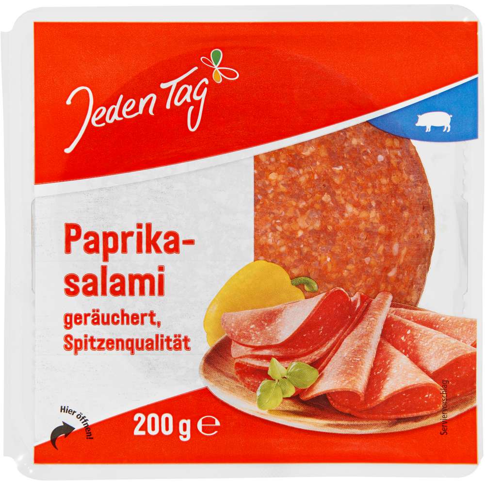 Produktabbildung Jeden Tag Paprikasalami