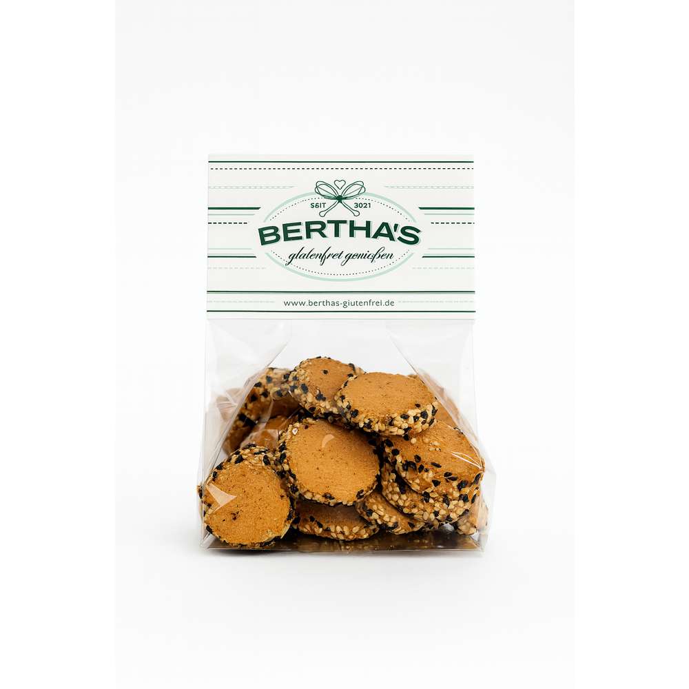 Produktabbildung Bertha's Parmesan-Taler, Glutenfrei