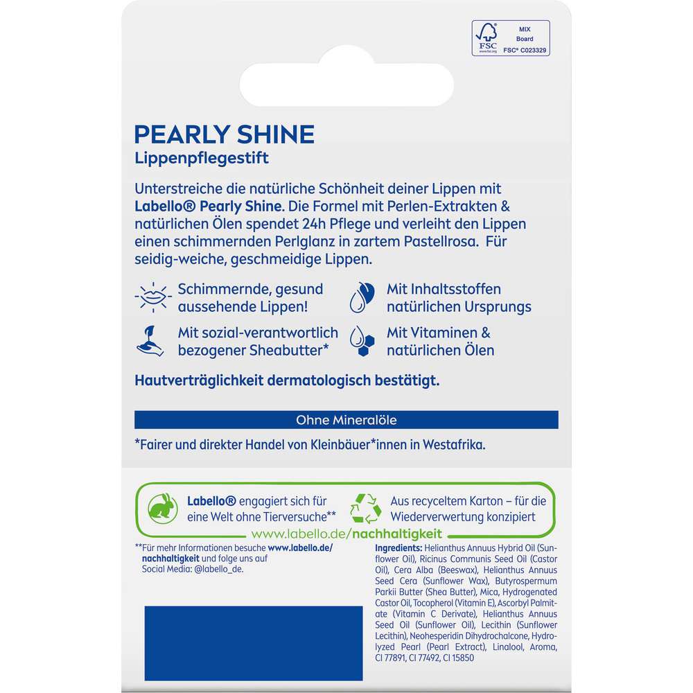 Produktabbildung Labello Lippenpflege, Pearl Shine