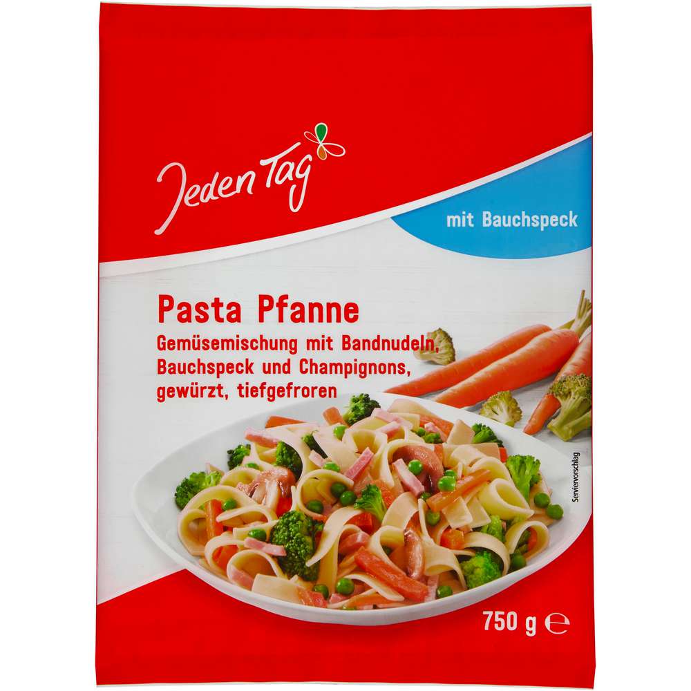 Produktabbildung Jeden Tag Pasta Pfanne, tiefgekühlt