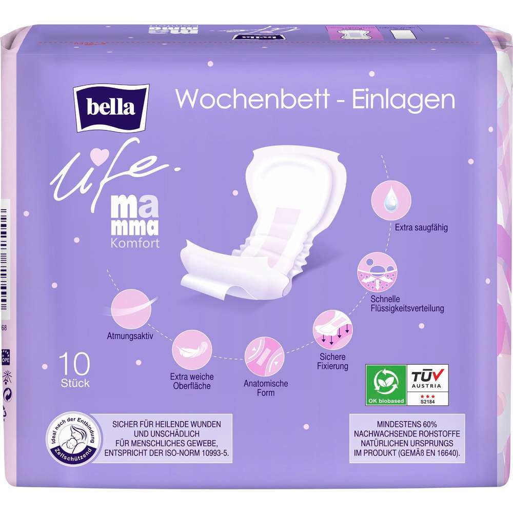 Produktabbildung Bella Mamma Wochenbetteinlagen comfort