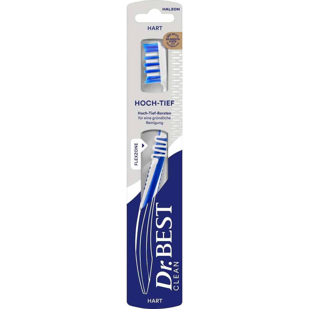 Produktabbildung Dr.Best Zahnbürste Classic, Hoch-Tief, Hart