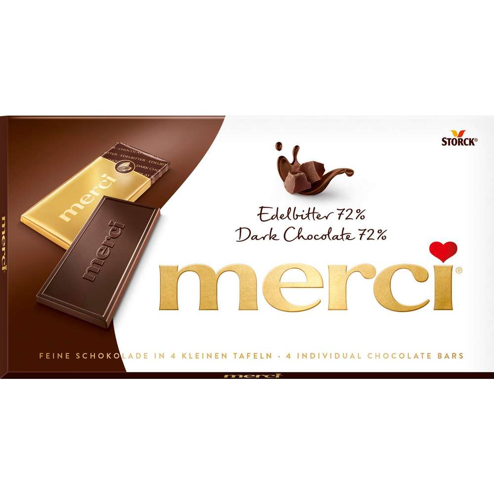 Produktabbildung Merci Tafelschokolade, Edelbitter