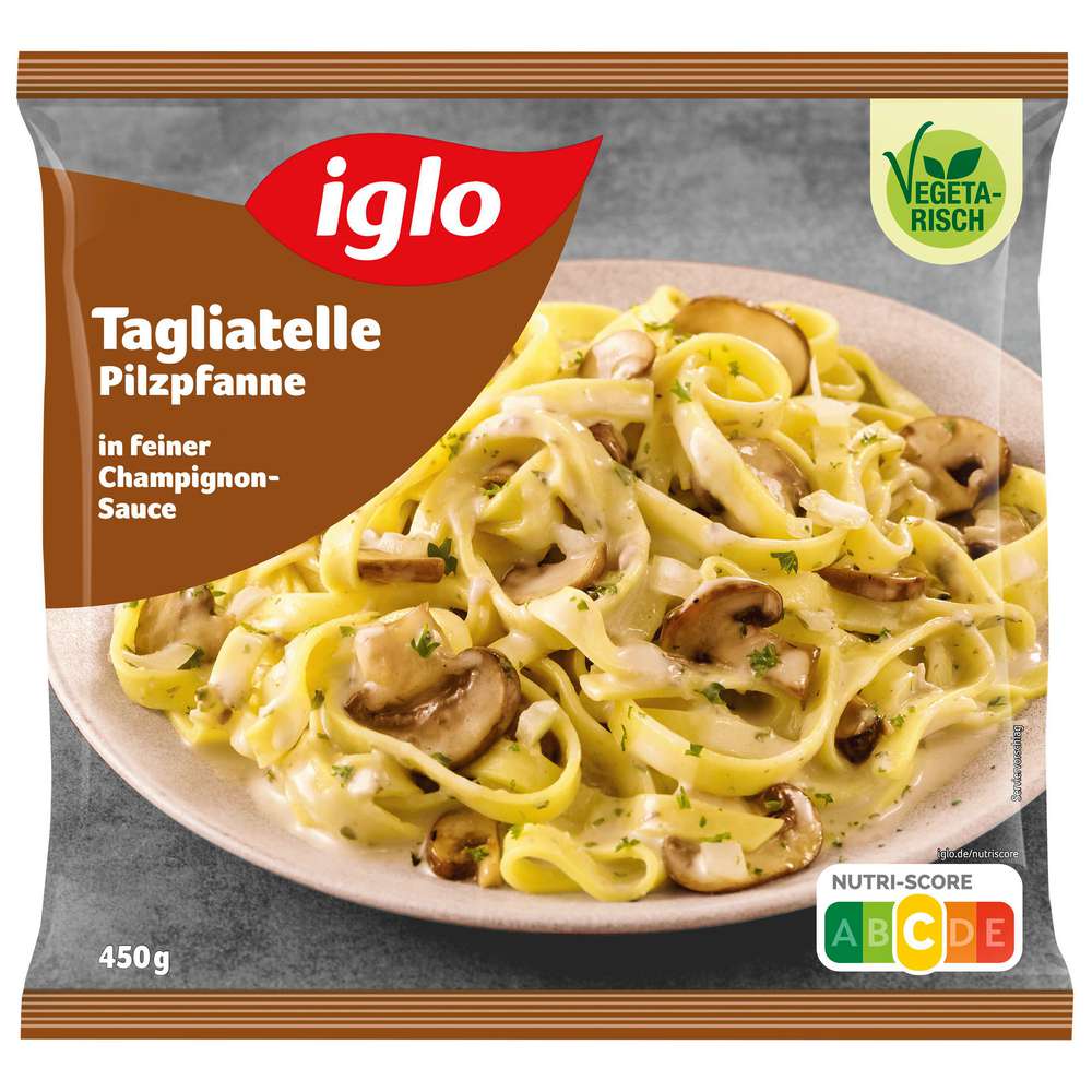 Produktabbildung Iglo Tagliatelle Pilz-Pfanne, tiefgekühlt