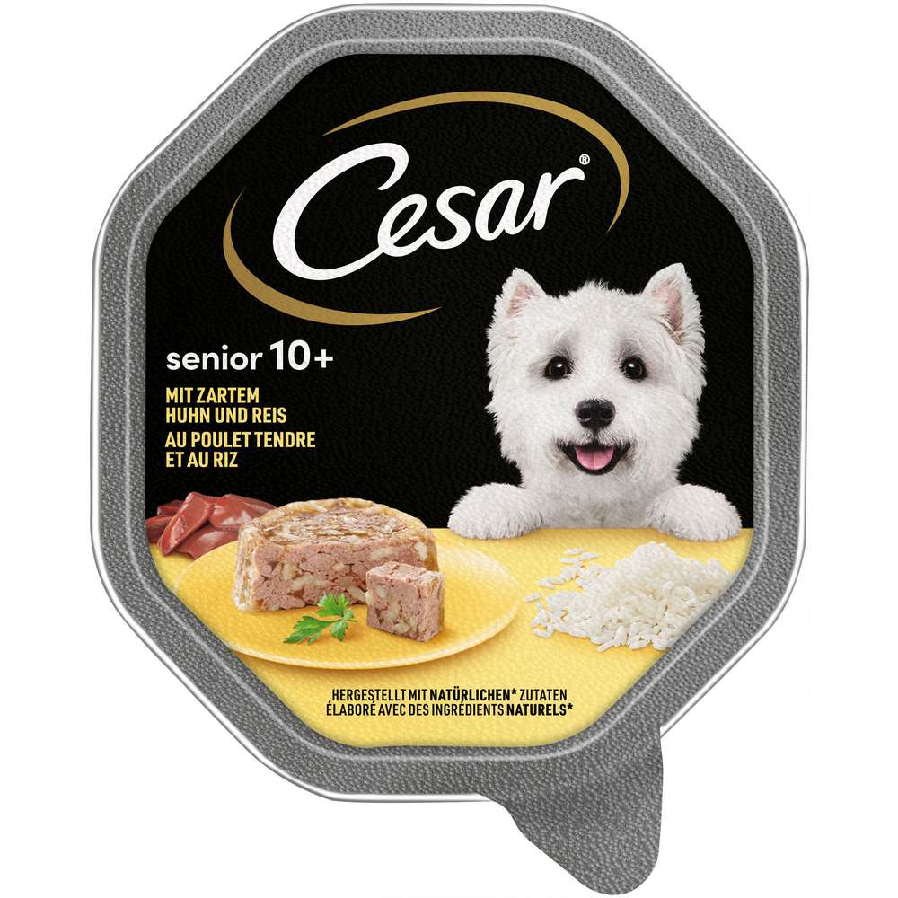 Produktabbildung Cesar Hunde-Nassfutter Senior, Huhn/Reis