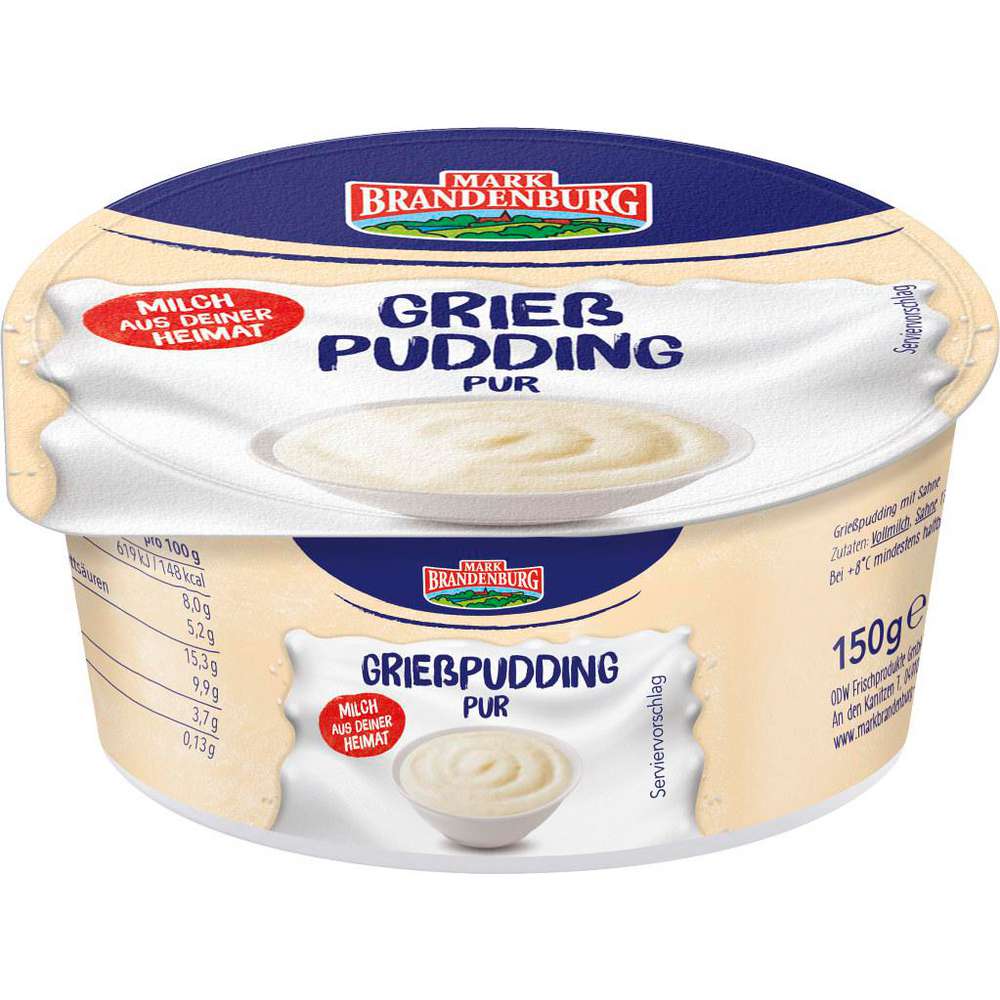 Produktabbildung Mark Brandenburg Grießpudding Pur
