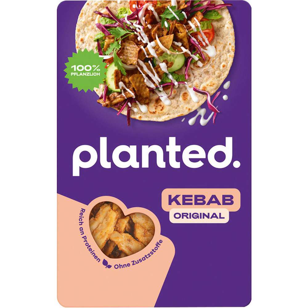 Produktabbildung Planted Pflanzlicher Kebab-Ersatz Original, vegan
