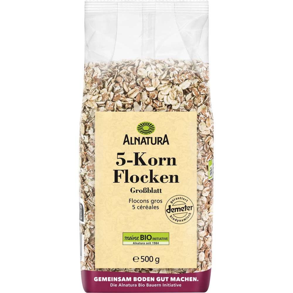 Produktabbildung Alnatura Bio 5 Korn Flocken