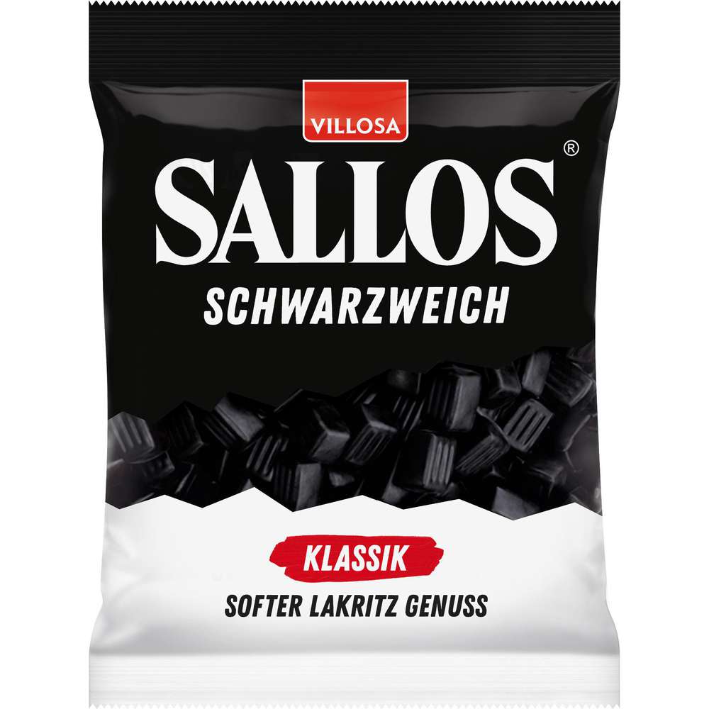 Produktabbildung Sallos Lakritz Bonbons Schwarzweich, klassik