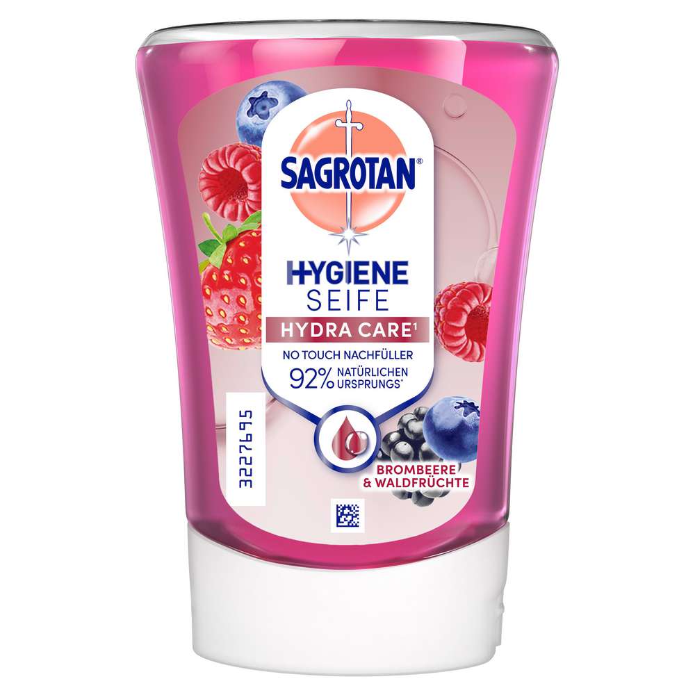 Produktabbildung Sagrotan Flüssige Handseife No Touch Nachfüller, Brombeere & Waldfrucht