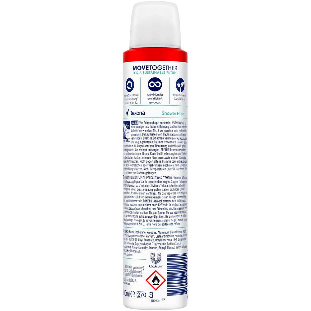 Produktabbildung Rexona Deo Spray, Shower Fresh