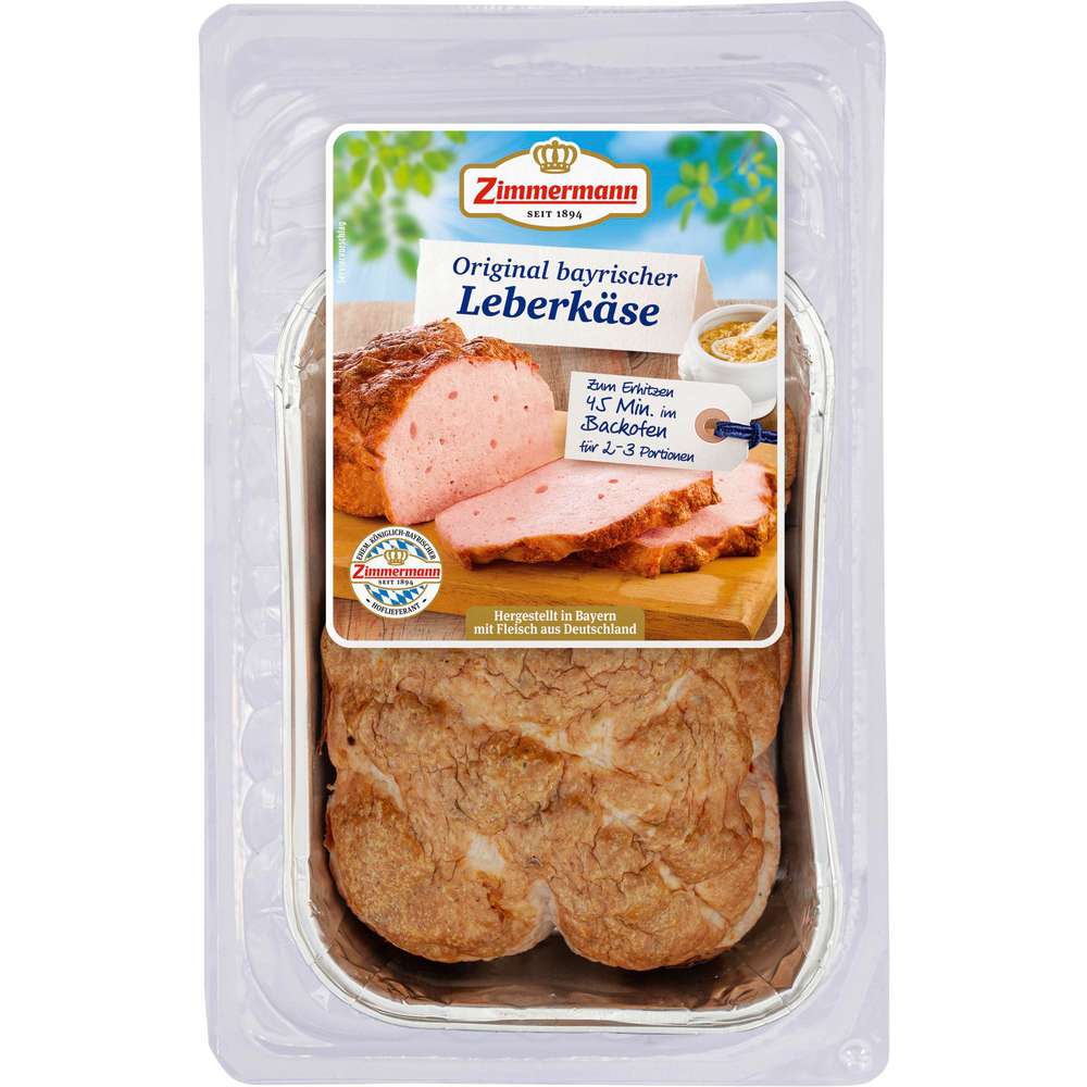 Produktabbildung Zimmermann Original bayrischer Leberkäse 
