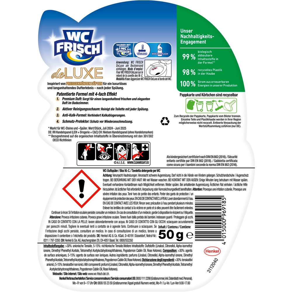 Produktabbildung WC Frisch WC Duftspüler Deluxe, Delicate Magnolia