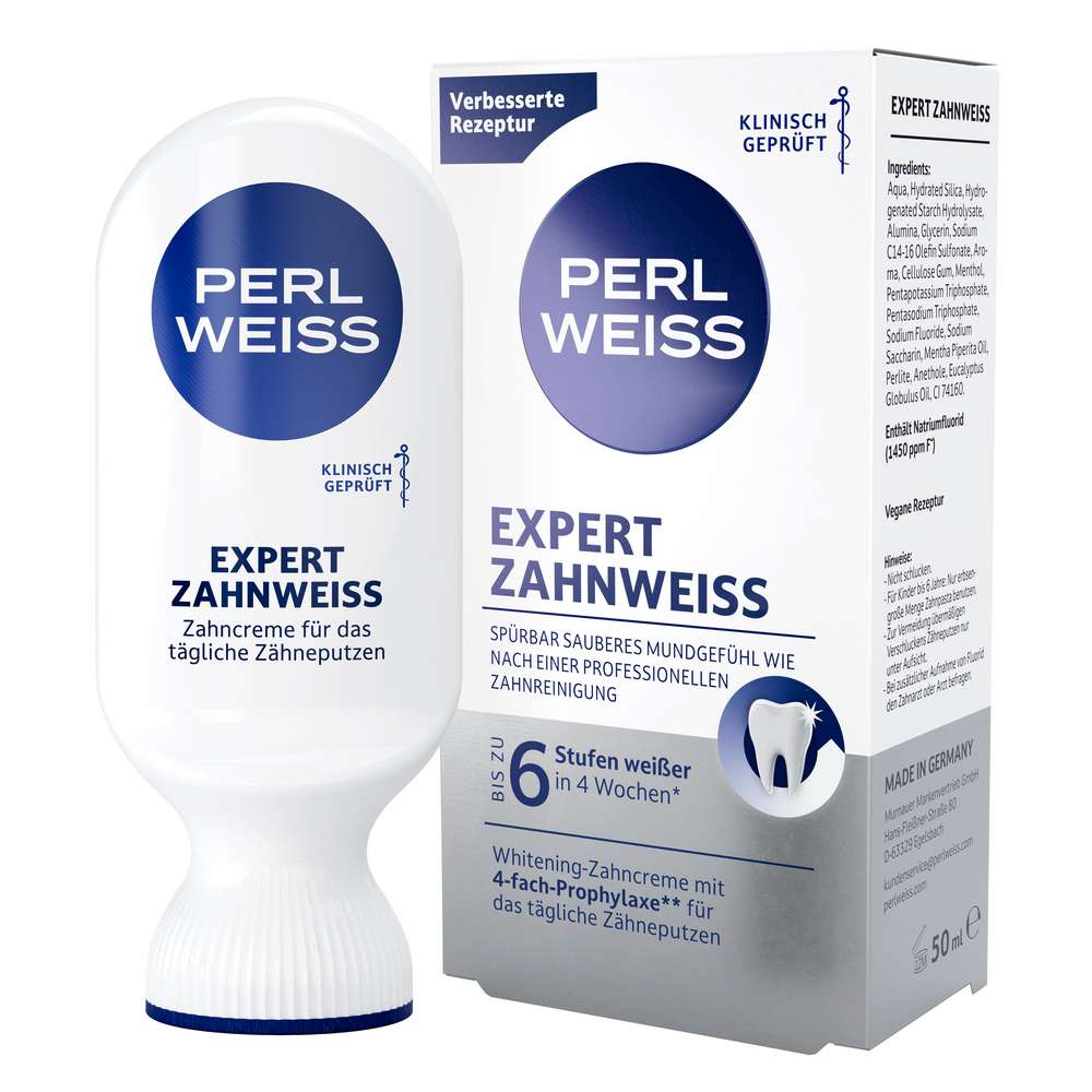 Produktabbildung Perlweiss Zahncreme Expert Zahnweiss