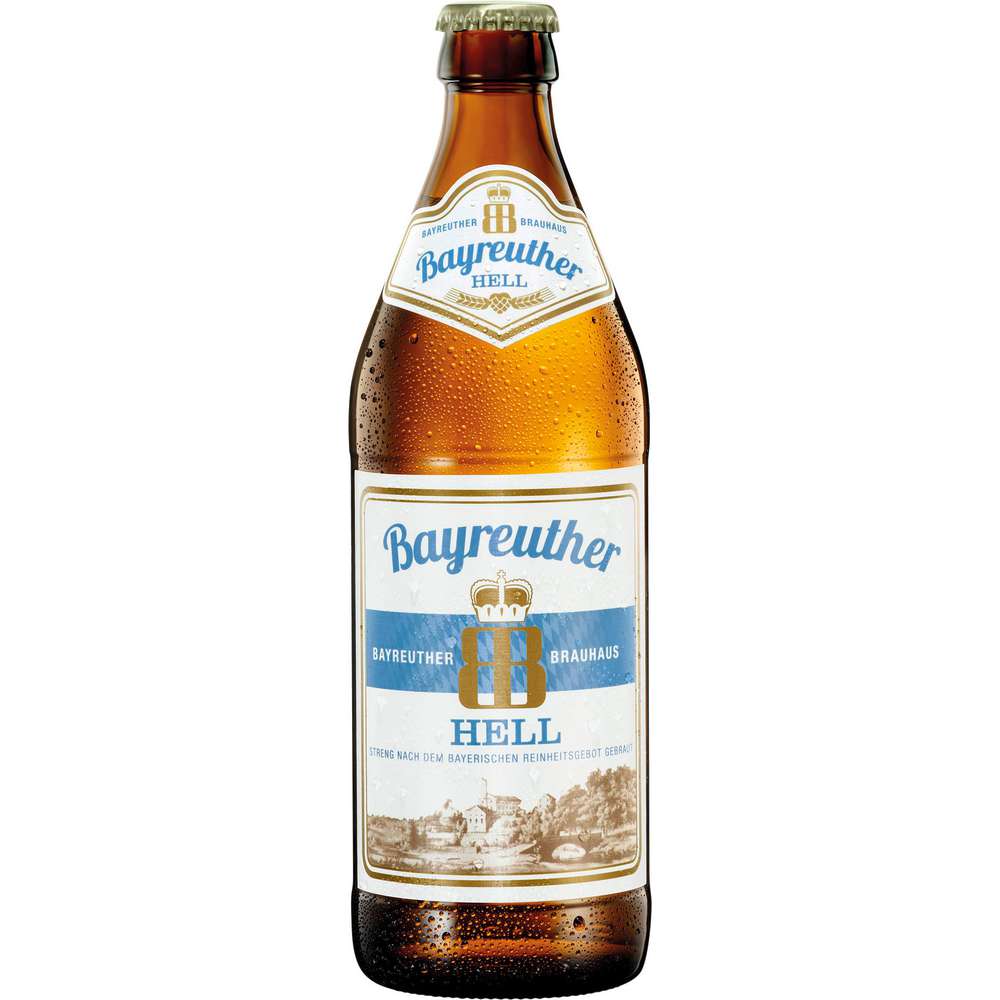 Produktabbildung Bayreuther Helles Bier, 4,8 %