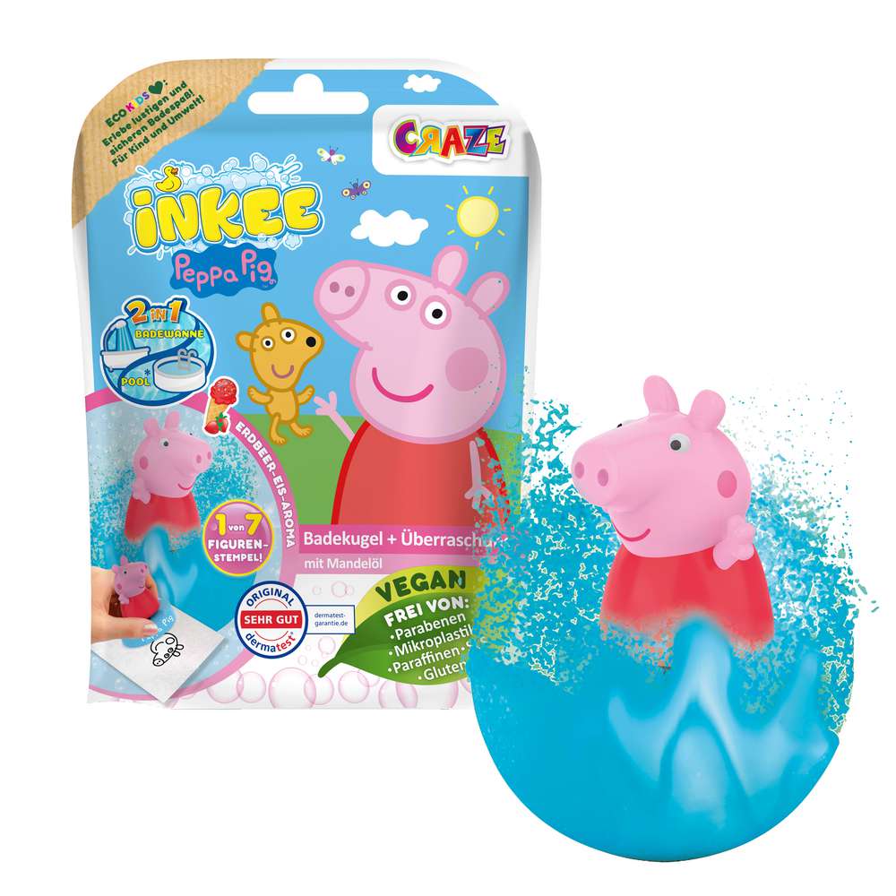 Produktabbildung INKEE Badebombe Peppa Pig