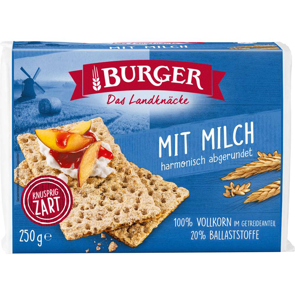 Produktabbildung Burger Roggenvollkorn-Knäckebrot