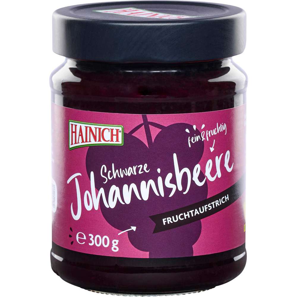 Produktabbildung Hainich Fruchtaufstrich schwarze Johannisbeere 
