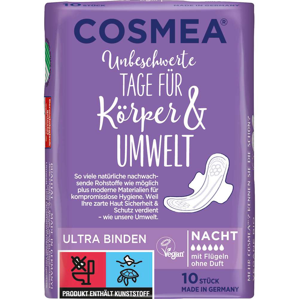 Produktabbildung Cosmea Ultra Binden Comfort Plus Nacht