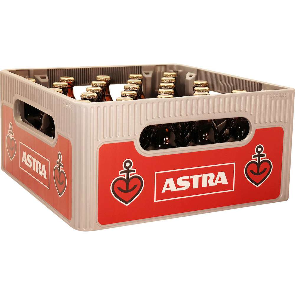 Produktabbildung Astra Pilsener Bier Urtyp, 4,9 % (27x 0,330 Liter)