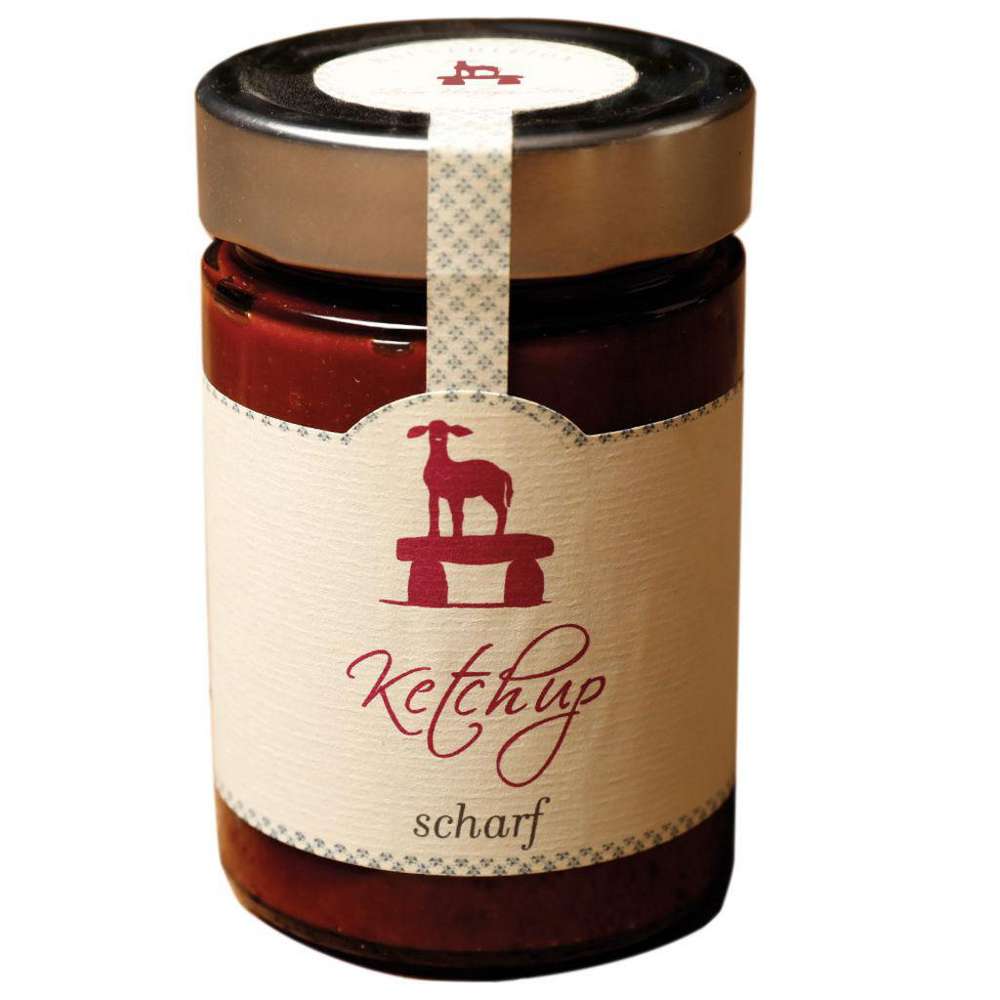 Produktabbildung Zum heiligen Stein Ketchup, scharf