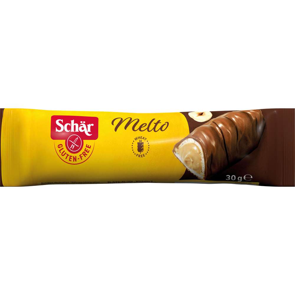 Produktabbildung Schär Schokoladenriegel Melto, glutenfrei