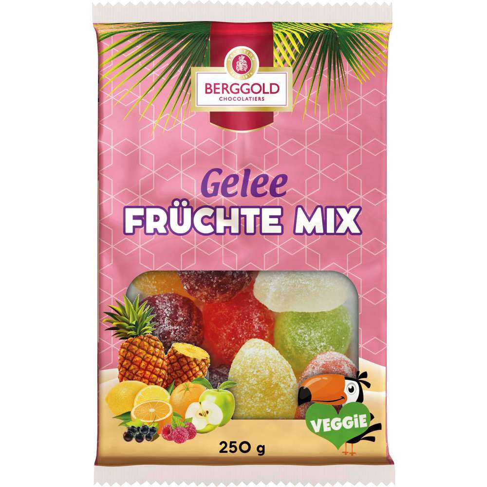 Produktabbildung Berggold Gelee Früchte, gezuckert