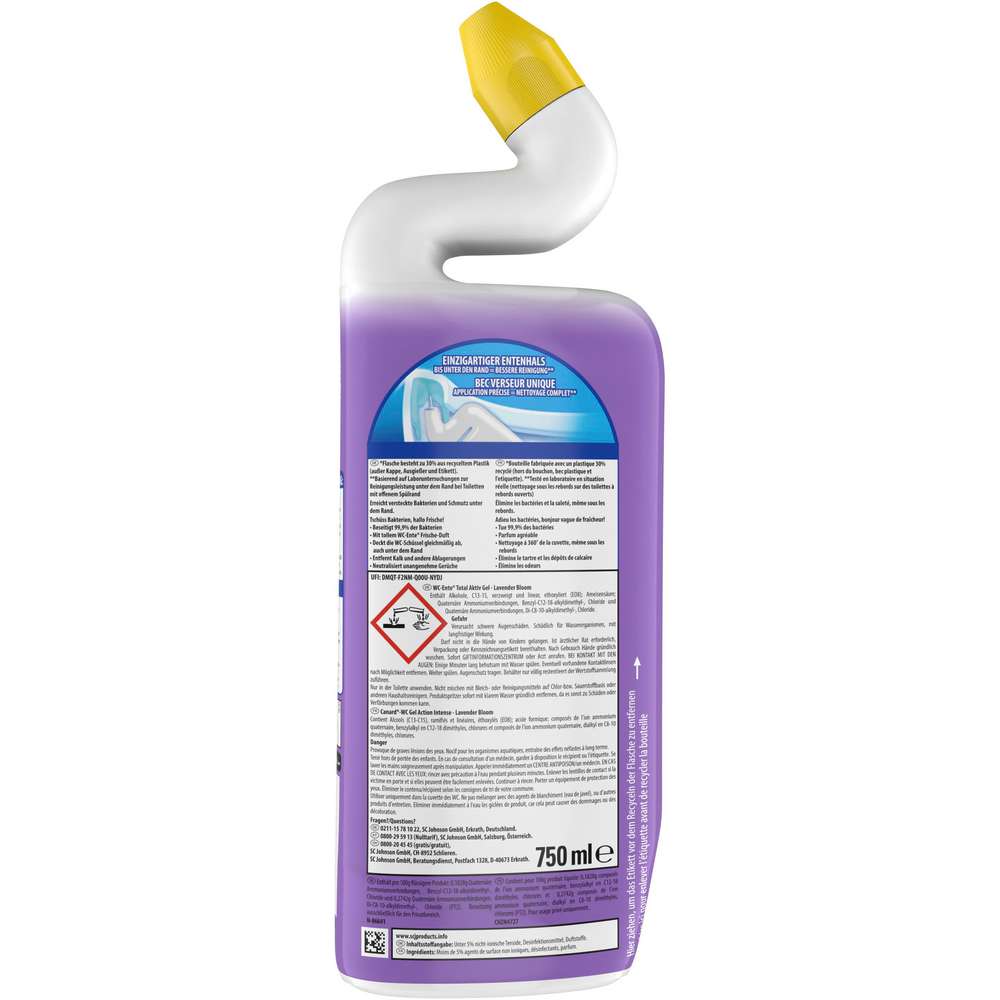 Produktabbildung WC Ente WC Reiniger Total Aktiv Gel, Lavendel