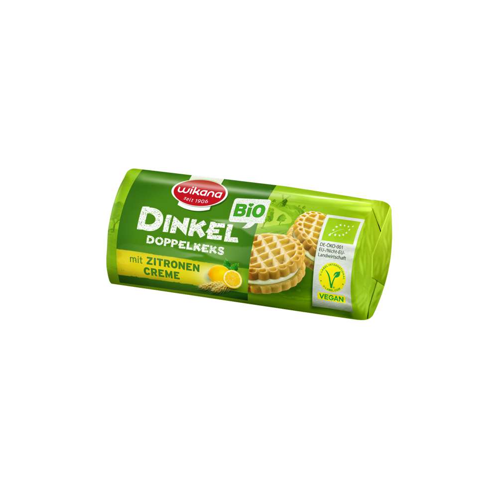Produktabbildung Wikana Bio Dinkelkeks mit Zitronencreme
