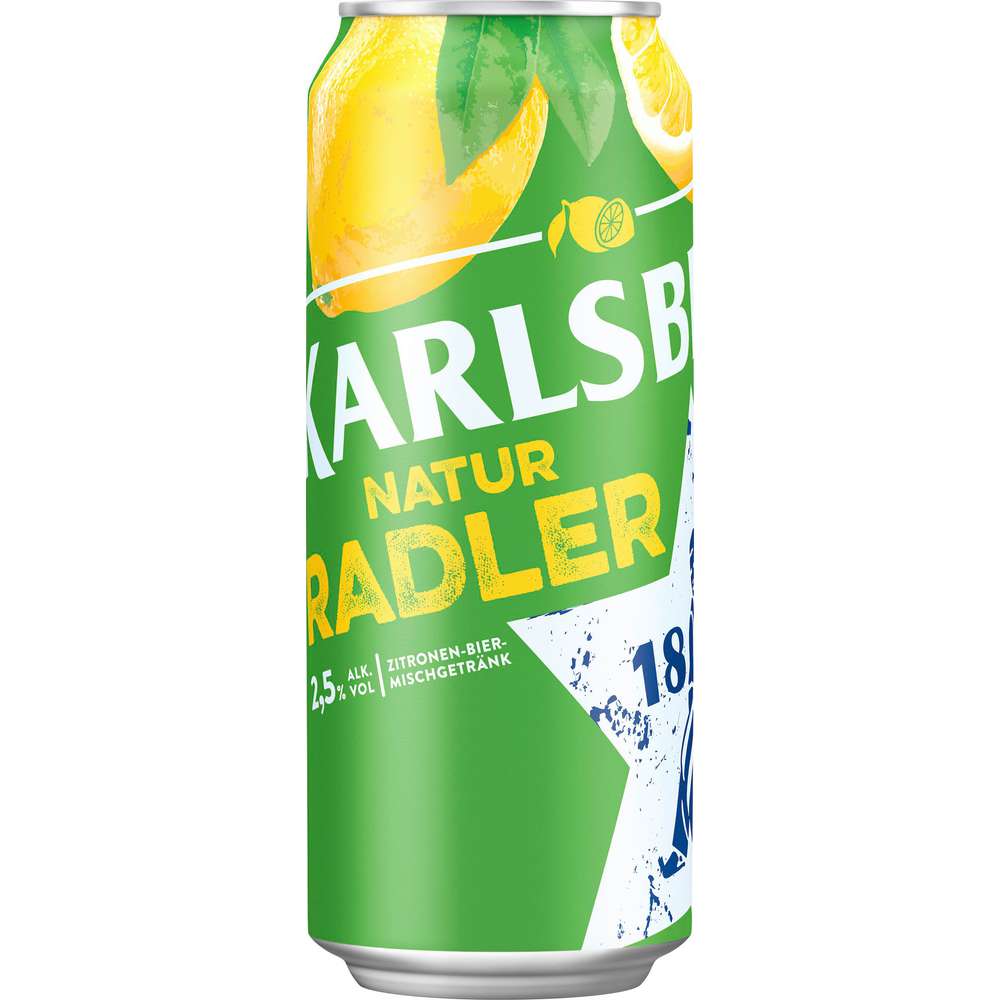 Produktabbildung Karlsberg Biermischgetränk, Naturradler 2,5%