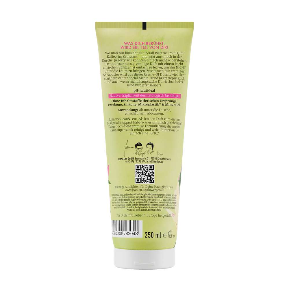 Produktabbildung Jean & Len Duschgel Creme-Öl, Pistazie/Vanille