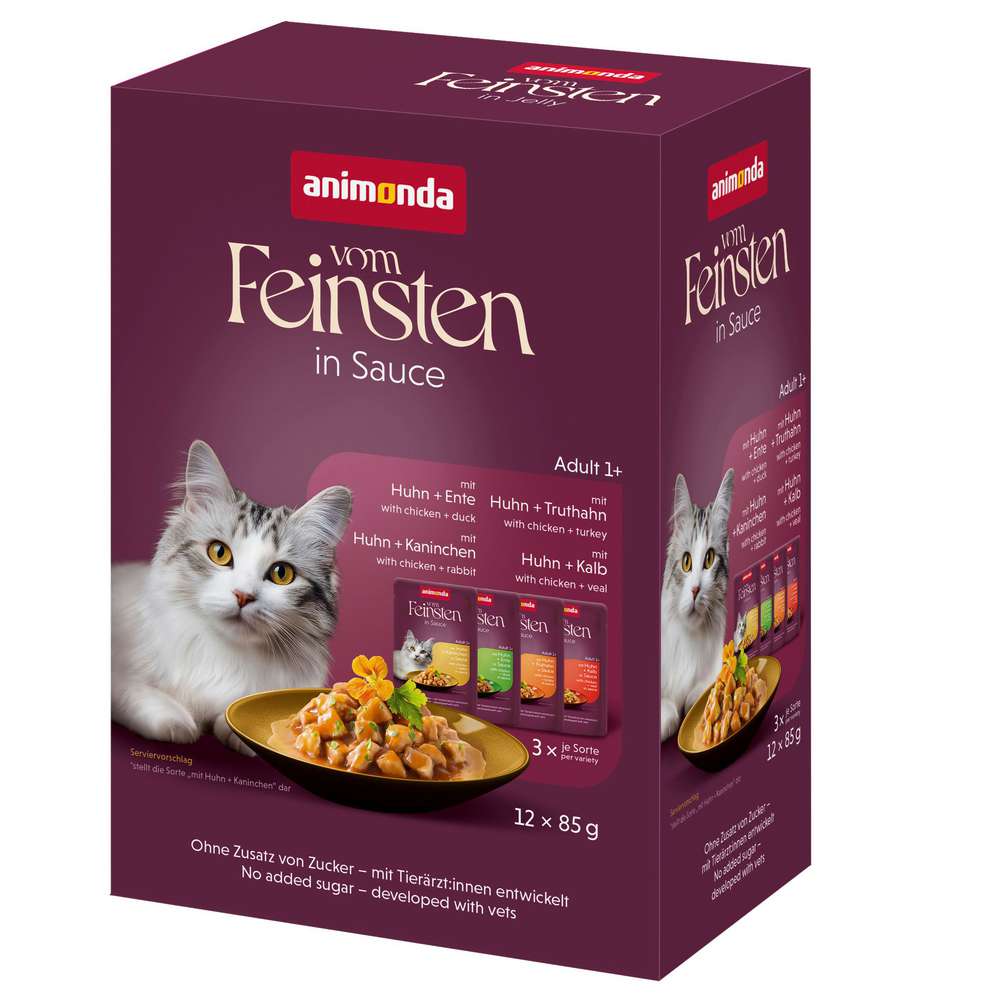 Produktabbildung animonda Katzen-Nassfutter Vom Feinsten Mixpack Sauce