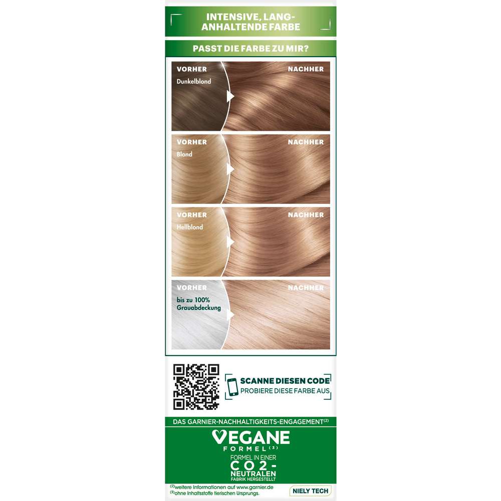 Produktabbildung Garnier Haarfarbe Nutrisse, 8N Natürliches Dunkelblond