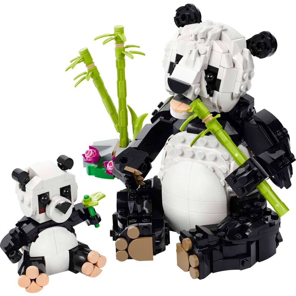 Produktabbildung Lego LEGO Creator 3in1 Wilde Tiere: Pandafamilie - Modelle zum Umbauen 31165