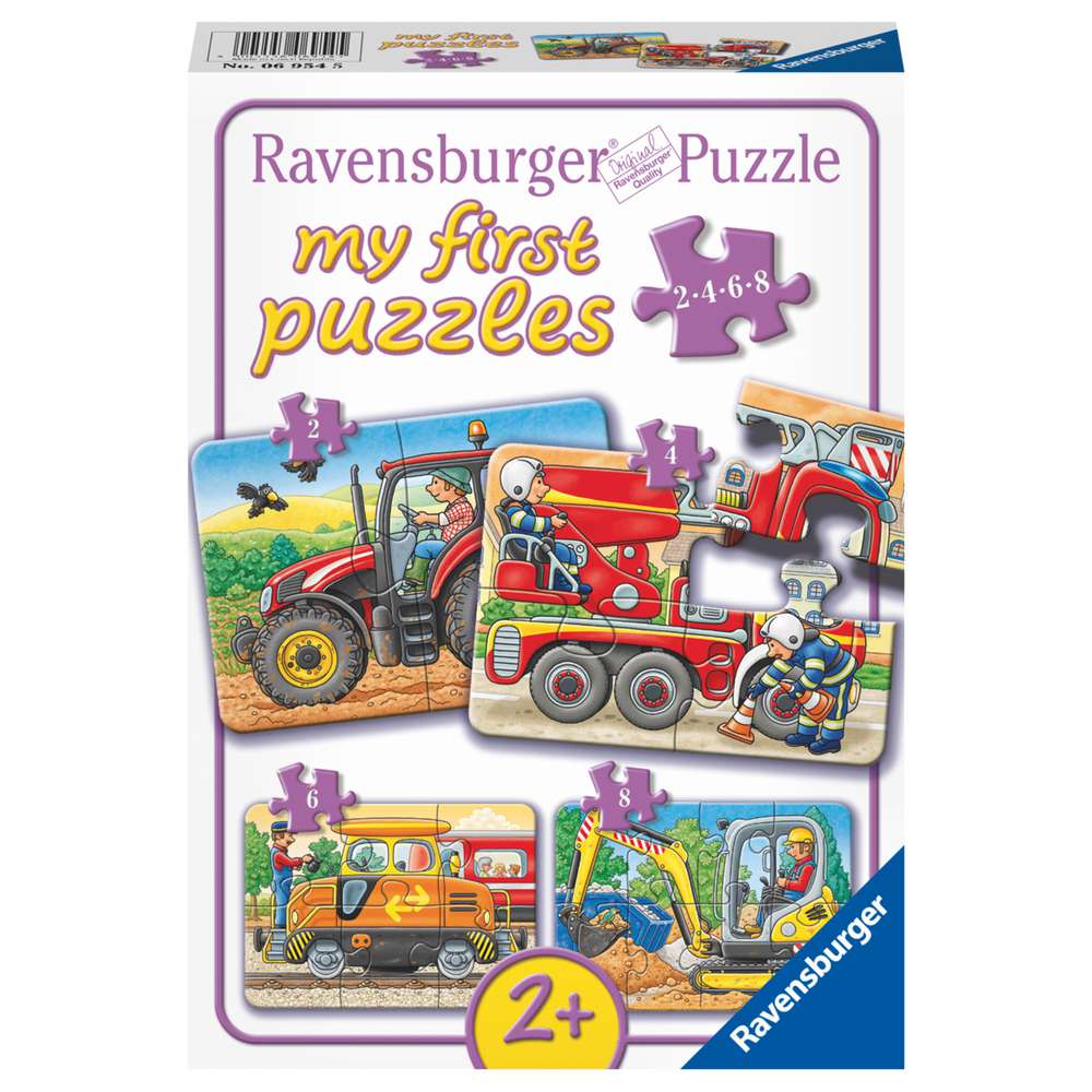 Produktabbildung Ravensburger My First Puzzle 2-8 Teile, Bei der Arbeit