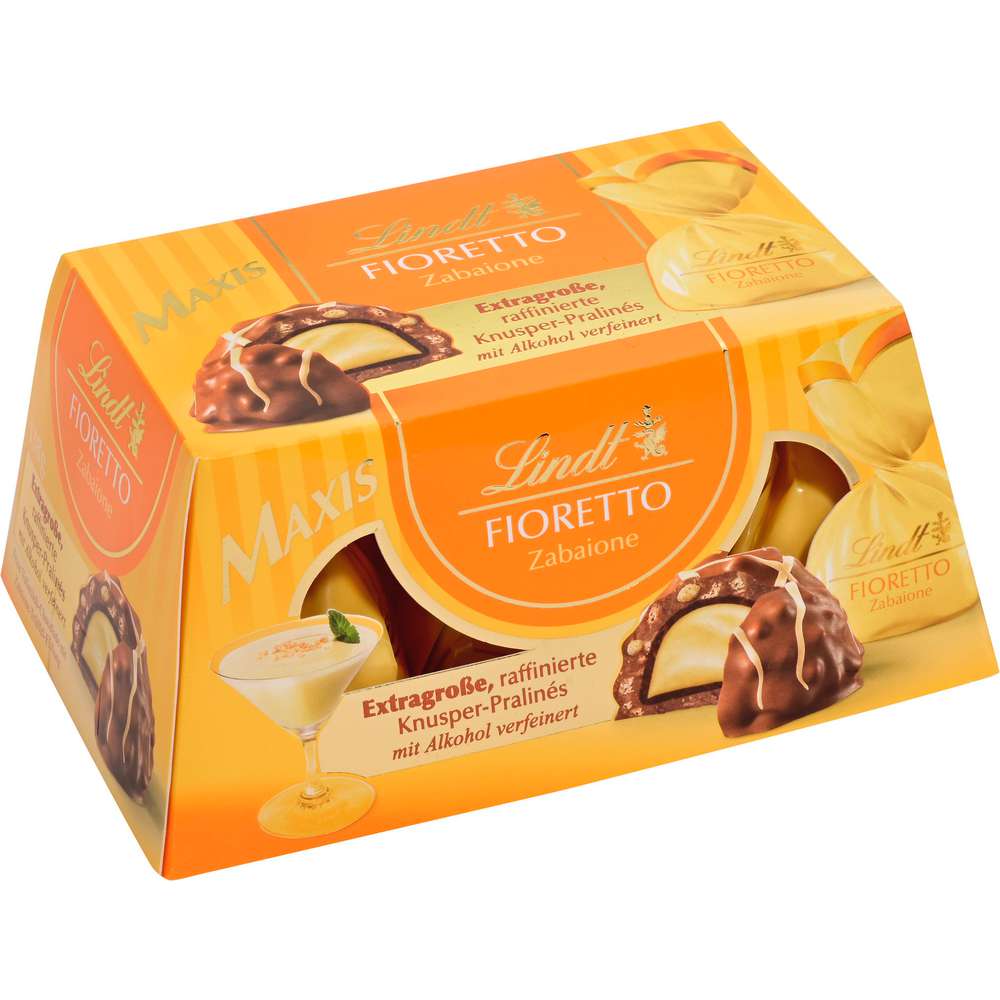 Produktabbildung Lindt Fioretto Schoko-Pralinen Präsent, Zabaione
