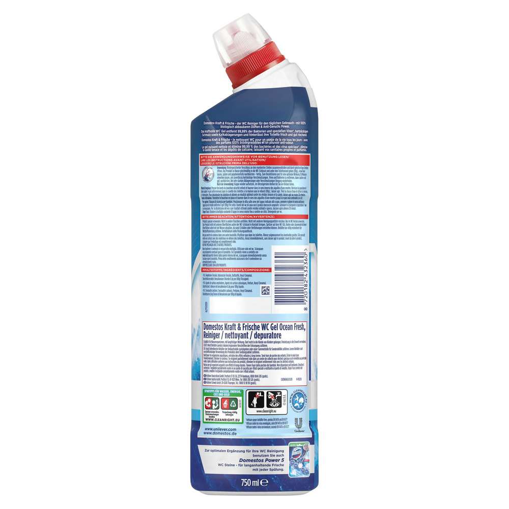 Produktabbildung Domestos WC Reiniger Gel, Ocean
