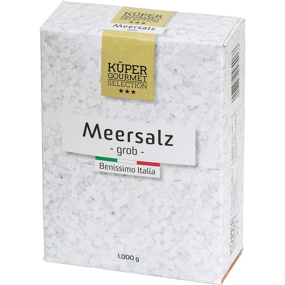 Produktabbildung Küper Gourmet Meersalz, grob