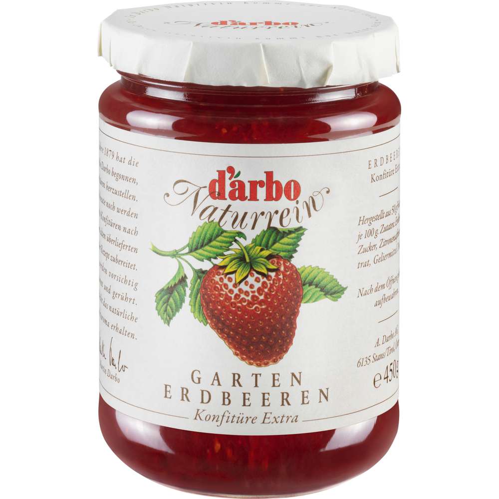 Produktabbildung Darbo Konfitüre extra Naturrein, Garten-Erdbeeren