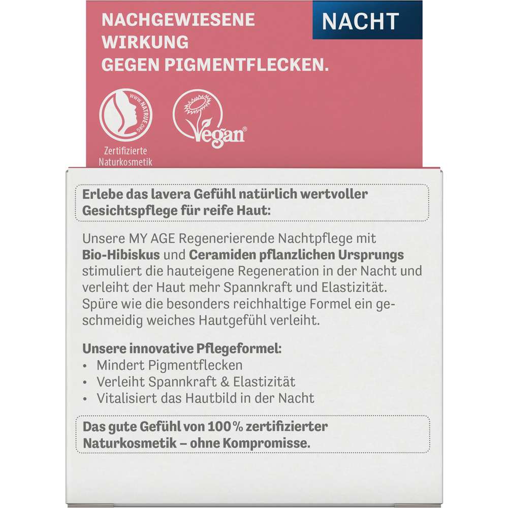 Produktabbildung lavera My Age Nachtpflege für reife Haut