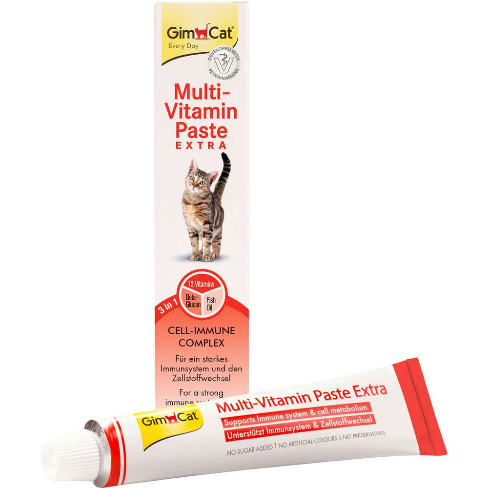 Produktabbildung Gimcat Katzen Leckerli Multivitamin Paste extra