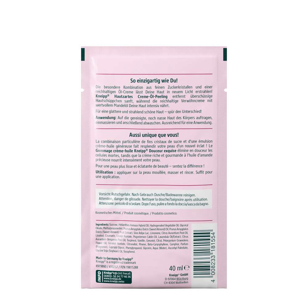 Produktabbildung Kneipp Creme-Öl-Peeling, Mandelmilch/Mandelöl