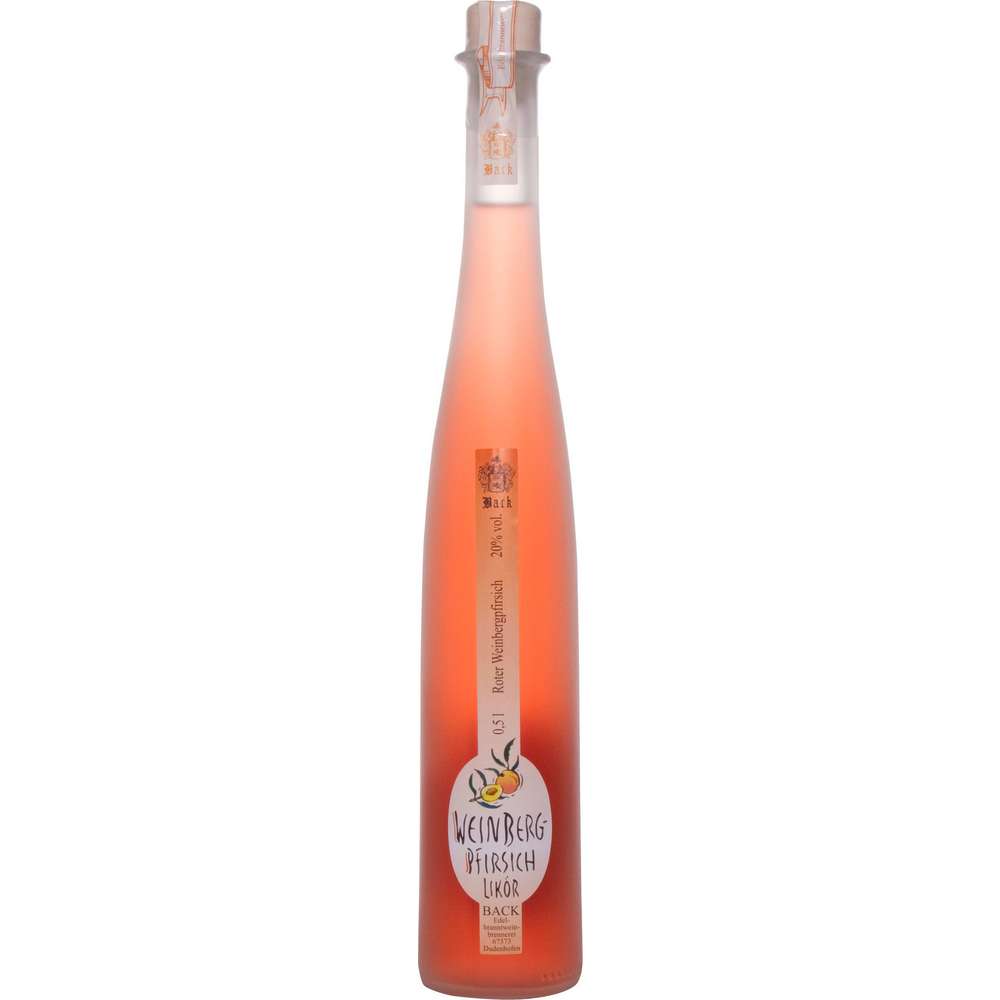 Produktabbildung Back Roter Weinbergpfirsich Likör 20%