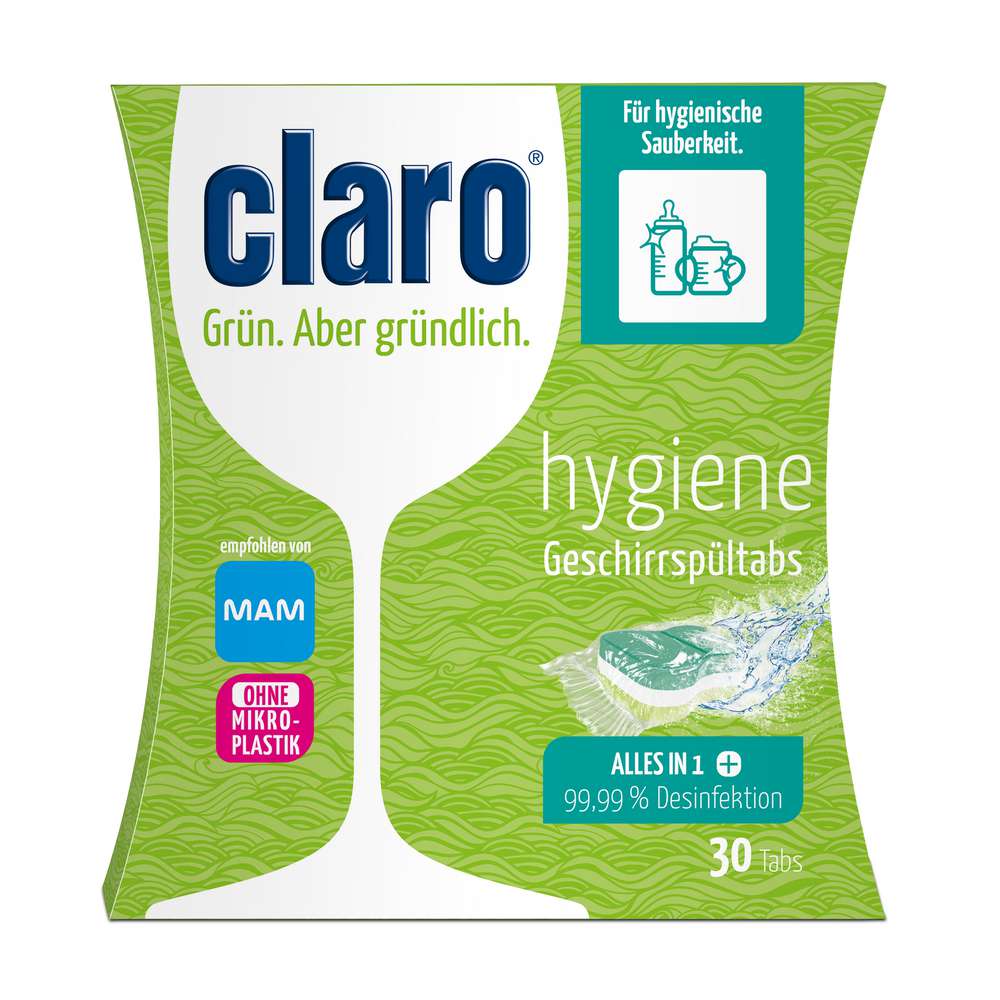 Produktabbildung claro Spülmaschinen-Tabs, Hygiene