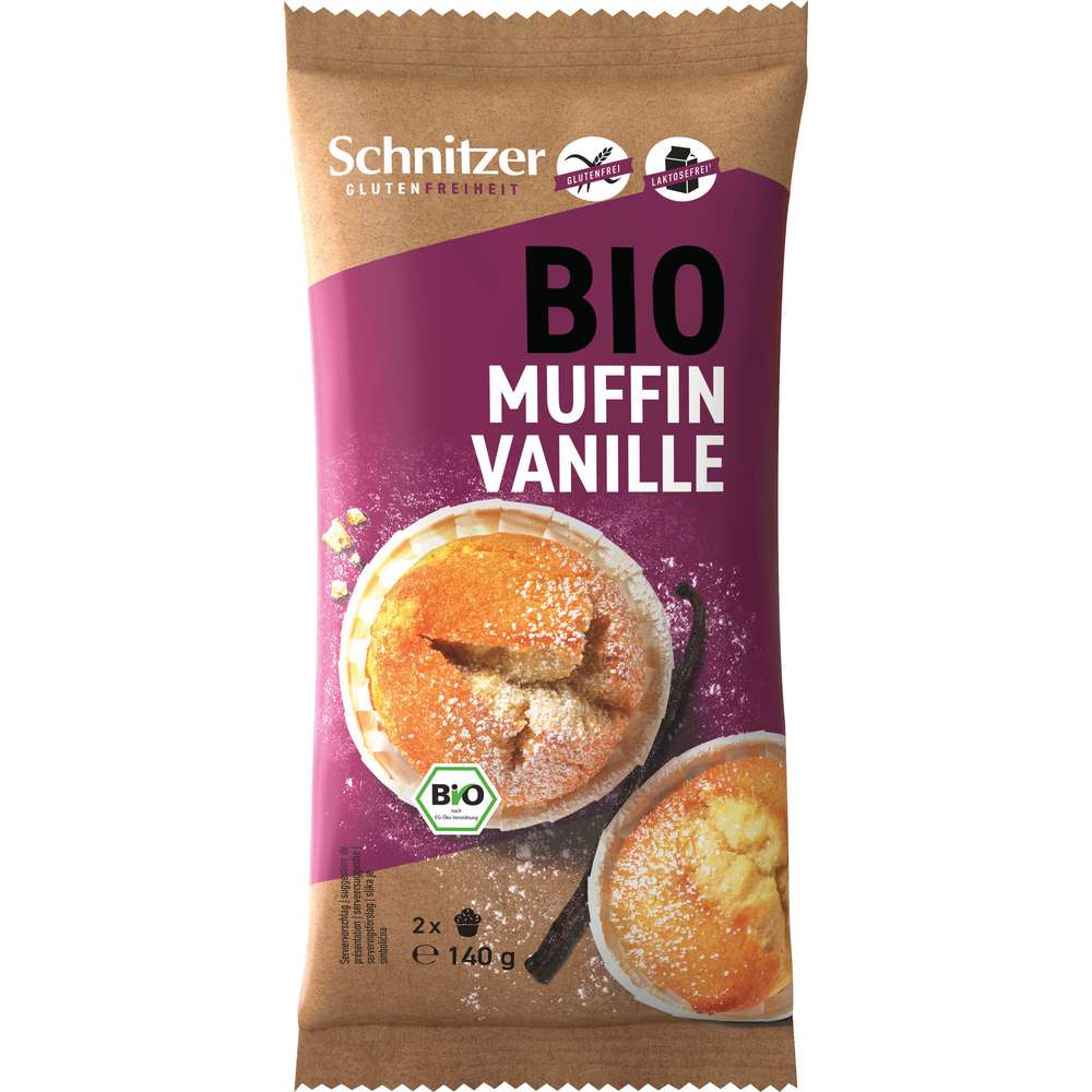 Produktabbildung Schnitzer Bio Muffin, Vanille
