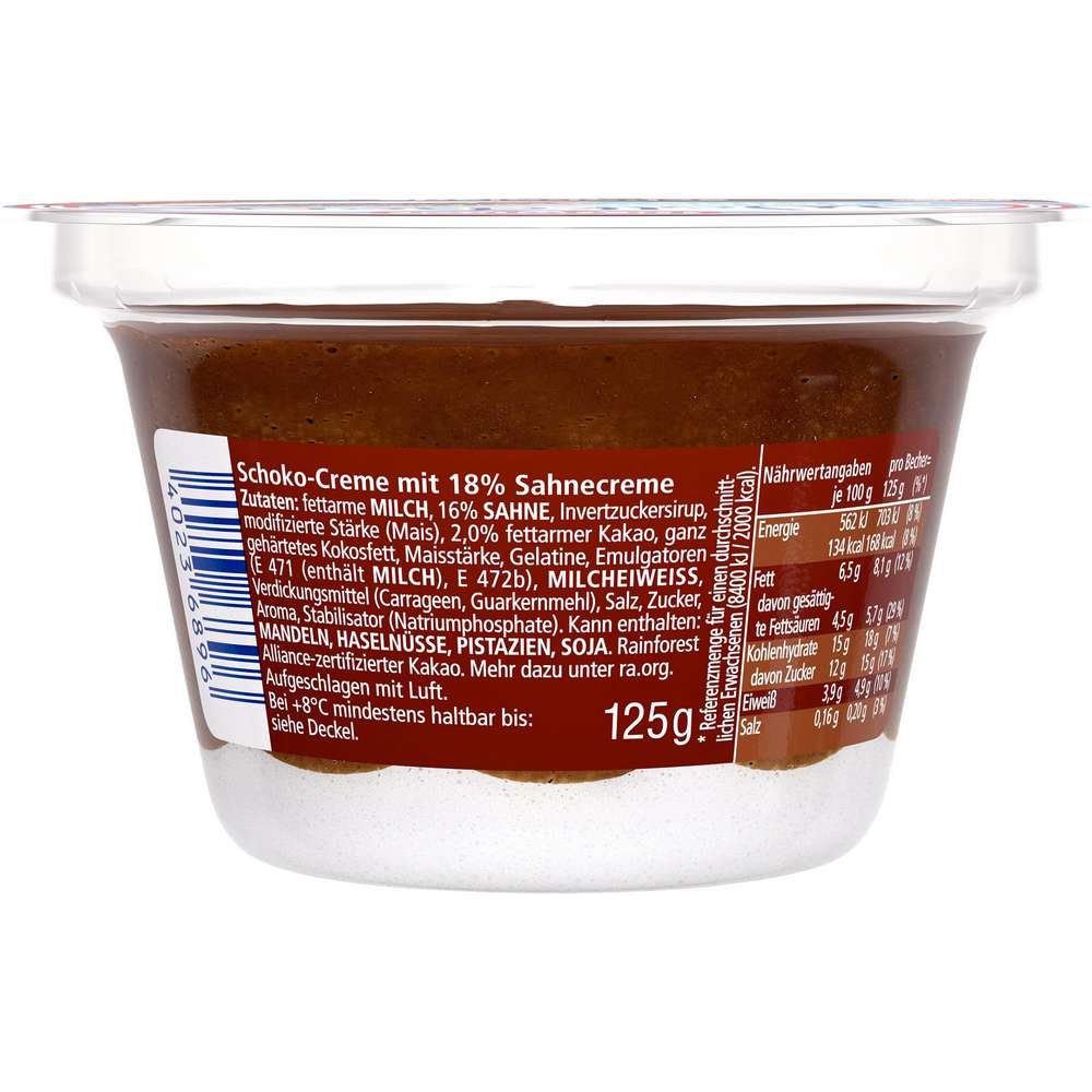 Produktabbildung Dr. Oetker Puddingcreme Wölkchen, Schokolade