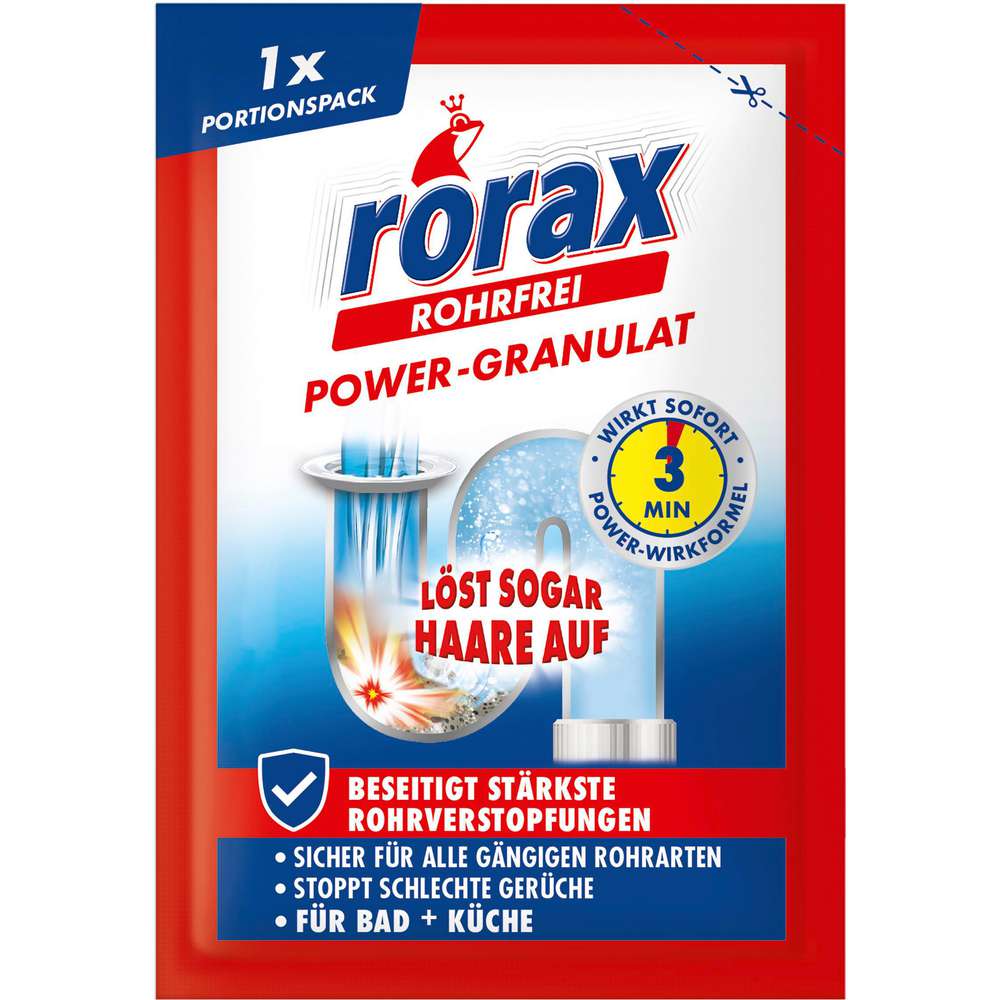 Produktabbildung Rorax Abflußreinigergranulat
