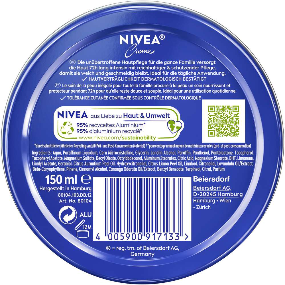 Produktabbildung Nivea Creme