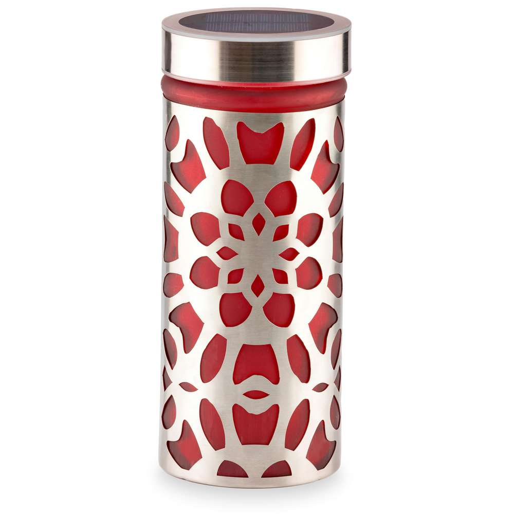 Produktabbildung Hofer Kerzen Solarkerze im Glas Juventas, rot